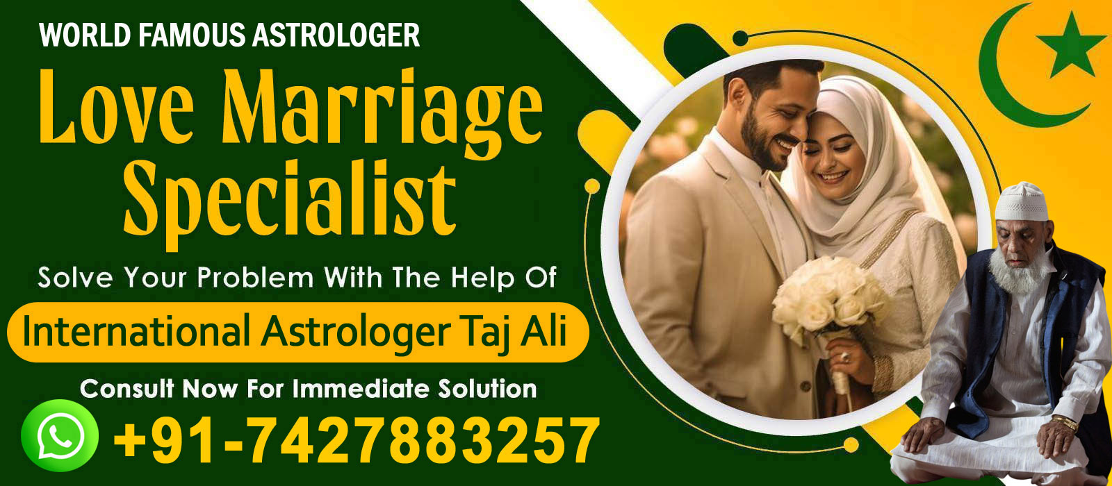 International Muslim Astrologer Taj Ali +91-7427883257